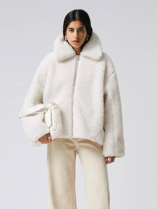 Weekday Jackets & Blazers - Weekday Demi Teddy Zip Jacket